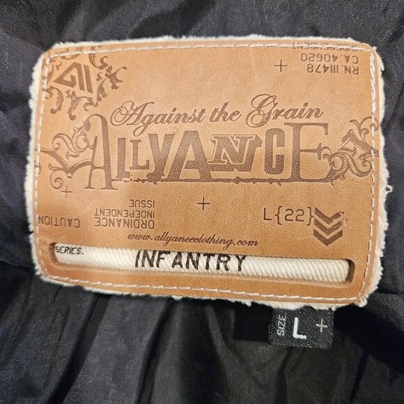 Allyance against the grain windbreaker waterproof Womens L Gray Infantry light - Picture 13 of 16